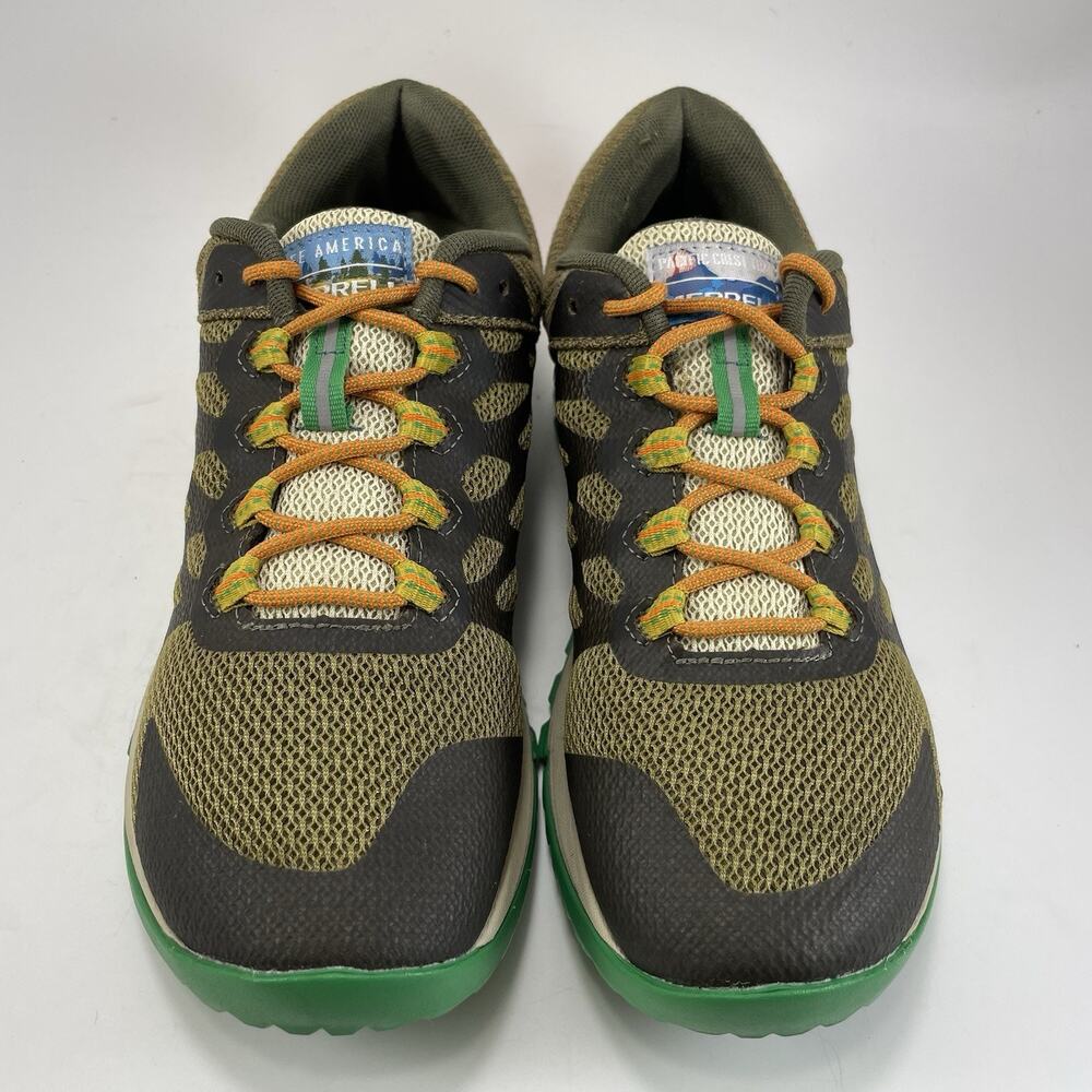 Merrell Antora 2 Trail Running Shoes Womens Size 8 Green 'See America' Athletic - Picture 9 of 9
